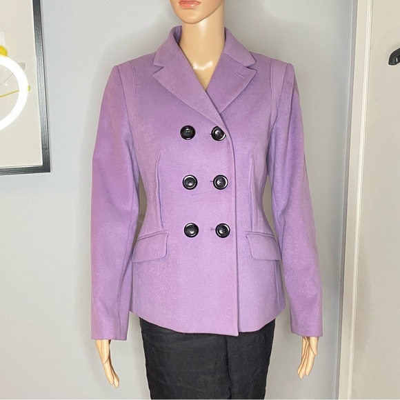 Jones New York Women’s Double Breasted Lavender Blazer US6 - Picture 1 of 16